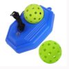 Pickleball Trainer with Ball and String, Pickleball Training Aid, Single Player Pickleball Trainer for Beginners, Kids, Adult, Green