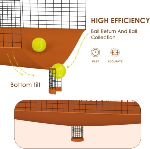 MR 7'x6' Freestanding Multi-Sport Training Return Net - Compatible with Tennis, Pickleball, Softball, Baseball & Toss Machine