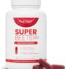 HumanN SuperBeets Beet Root Capsules Quick Release 1000mg, Helps Support Nitric Oxide Production, Blood Pressure, Heart Health, Contains Non-GMO Beetroot Powder, Studied Antioxidants 90 Count