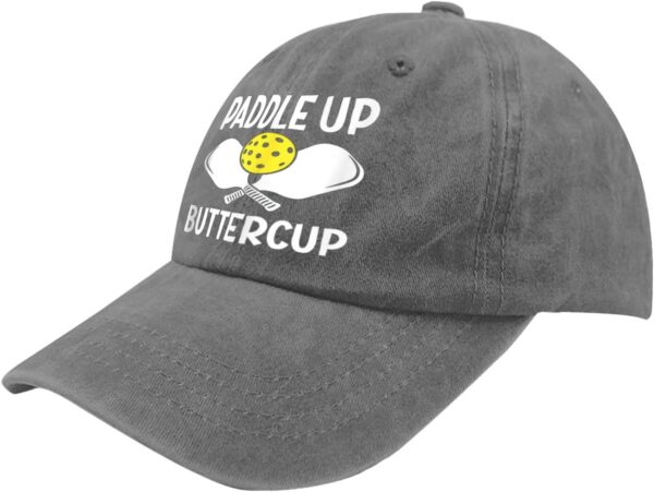 Paddled-up Butterrcup Hat for Women Fashion Pickleball Lover Hats Womens Cycling Caps Fashionable Unique Gifts for
