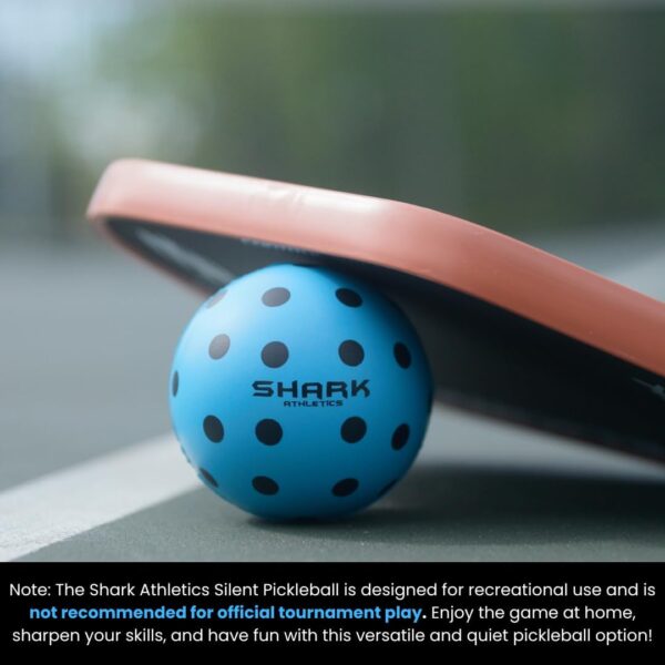 Silent Foam Pickleball Balls Quiet Design Technology - Foam Pickleball Balls - Soft Pickleball Practice Balls - Pickleball Foam Balls - Pickleball Training Balls (Indoor/Outdoor)