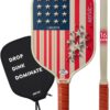 Pro Pickleball-Paddle 16mm, T700 Carbon Fiber Textured Surface (CFS), USAPA Approved Hybrid Control Paddle with Cover, 2025 High Grit & Spin Racket, Intermediate, Advanced