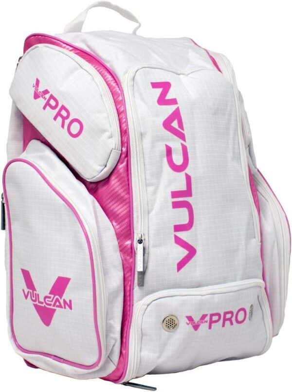 Vulcan VPRO Pickleball Backpack (White/Pink)