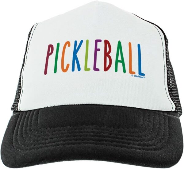 Pickleball Text Word Art or It's A Great Day for Pickelball Trucker Hat
