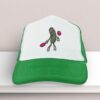 Funny Pickle Sasquatch or T-Rex Playing Pickleball Trucker Hat