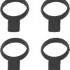 MAVIS LAVEN Racket Trainer Aid Tool, Tennis Racket Grip Trainer Light Weight Hand Comfort 4PCS for Tennis Training (Black)