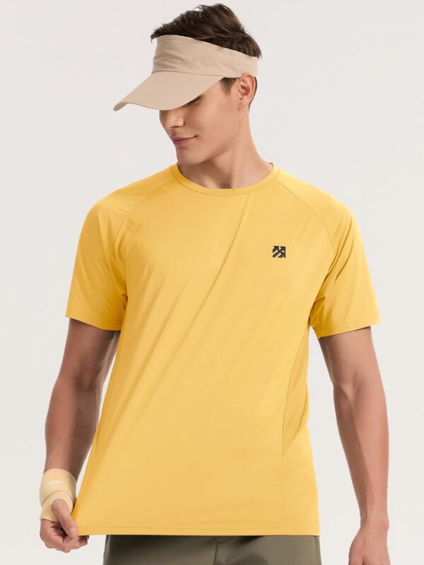Moisture Wicking Soft Running Pickleball Workout Shirts for Men