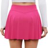 Pleated Skirts for Women High Waisted Tennis Golf Skirt with Shorts Pockets Athletic Pickleball Mini Skort