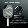 Pickleball Paddle, 20mm Polypropylene Honeycomb Core, T700 Carbon Fiber Surface Pickleball Paddle with High Grit Spin, USAPA Approved Professional Thermoformed Pickleball Paddles