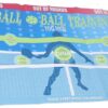 Luqeeg Pickleball Training Pad, Wall Mounted Pickleball Trainer, Portable Pickleball Practice Rebounder Training Aid, with Multiple Target Zones for Indoor and Outdoor Training Court