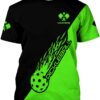Personalized 3D Pickleball Shirts for Men, Pickle Ball Jersey Shirt Short Sleeve, Pickleball Shirt Gifts for Grandpa