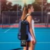 ERHACHAIJIA That's What I Do I and I Black Embroidered Pickleball Sports Towel With Clip - Funny Gifts for Men Women Pickleball Lovers, Birthday Father's Day