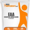 BulkSupplements.com Essential Amino Acids Powder - Essential Amino Acids Supplement, EAA Powder - Unflavored & Gluten Free, 10g per Serving, 250g (8.8 oz) (Pack of 1)