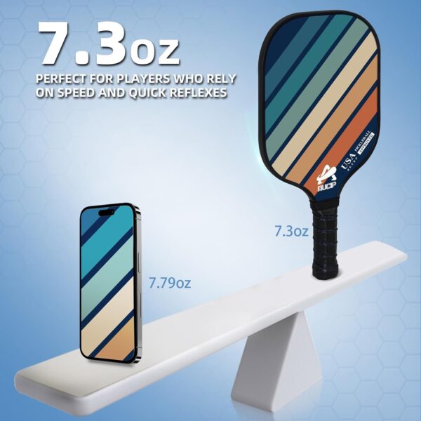 USAPA Approved Pickleball Paddle Set, Lightweight Fiberglass Surface Paddles Set of 2/ Wood Pickleball Paddle Set of 4 with Ergonomic Handle, Pickleball Racket with 4 Balls, 1 Bag & Accessories…