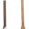 Deco 79 Wood Paddle Home Wall Decor Novelty Canoe Oar Wall Sculpture with Arrow and Stripe Patterns, Set of 2 Wall Art 6"W, 55"H, Multi Colored