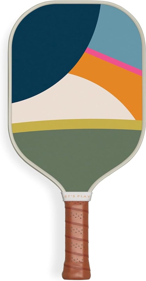 Recess Premium Pickleball Paddle - Strong & Durable Fiberglass Surface, Lightweight, Honeycomb Core & Comfort Grip Handles - Tournament or Casual Play, USAPA Approved