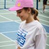 Pickleball Hat with Gift Box, Pickleball Gifts for Women Men, Adjustable Embroidered Heart Baseball Cap