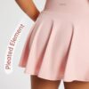 baleaf Women's Tennis Skirts High Waisted Tummy Control Pleated Athletic Golf Skorts Skirts for Running with 2 Pockets