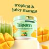 Bloom Nutrition Superfood Greens Powder, Digestive Enzymes with Probiotics and Prebiotics, Gut Health, Bloating Relief for Women, Chlorella, Green Juice Mix with Beet Root Powder, 30 SVG, Mango