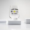 Pickleball Stemless Wine Glass, Fun Novelty, 'Play Hard, Sip Later', BPA Free, Dishwasher Safe, holiday gift, Mother's Day gift, Perfect for fun, parties, white elephant