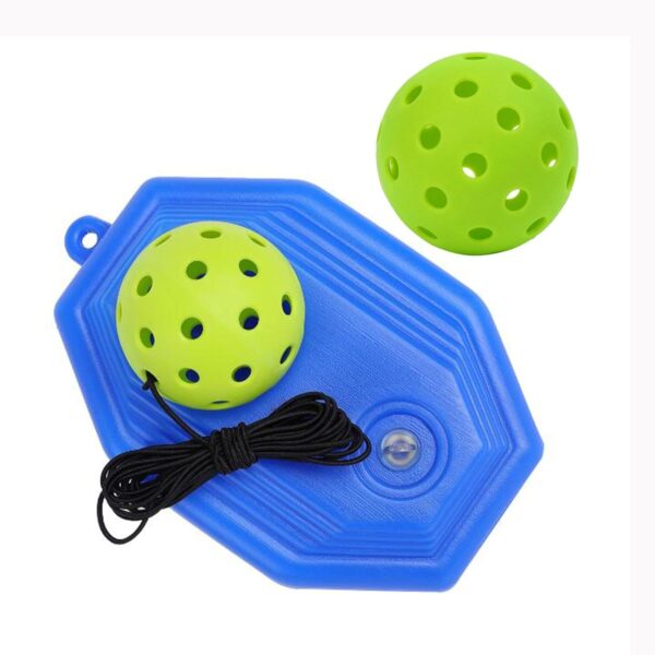 Pickleball Trainer with Ball and String, Pickleball Training Aid, Single Player Pickleball Trainer for Beginners, Kids, Adult, Green