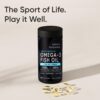 Sports Triple Strength Omega-3 Fish Oil, 150 Fish Softgels - Burp Less