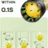 Pickleball Ball Retriever Upper Holds 17 Balls, Pickleball Pickup Tube with Shoulder Strap, Easy Pickup Portable Pickleball Ball Holder