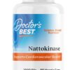 Doctors Best Nattokinase, 2000 Fus, Supports Cardiovascular Health, Non-GMO, Vegan 90 Veggie Caps