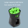 Portable Pickleball Thrower, Mini Pickleball Ball Machine, 25 Pieces Ball Capacity, APP Intelligent Control, 25-70° Serve Angle Adjustable, for Beginners