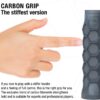 Pickleball Paddle Carbon Grip - 5.25in - Supports Tennis Elbow, Enhances Grip Strength, Reduces Vibration with Finger Support and Anti-Sweat Design