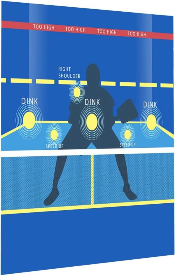 Pickleball Dink Pad Pickleball Practice Poster Training Aid Pickleball Practice Equipment for Exercise Beginners Men Women
