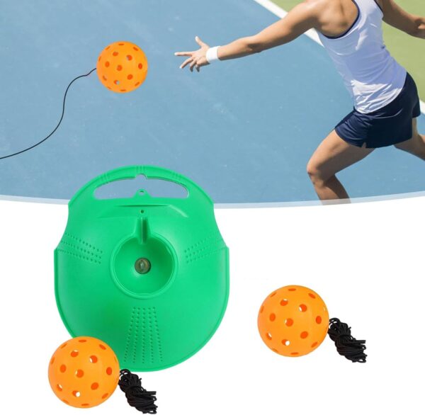 Pickleball Trainer Pickleball Training Aid Pickleball Ball with Cord Exerciser Self Study Rebound Practice Tool for Training Single Player
