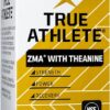 True Athlete ZMA with Theanine – Supports Muscle Recovery, Strength & Sleep – Zinc, Magnesium, Vitamin B6 & Theanine Formula for Relaxation & Performance (90 Capsules)