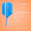 Pickleball Paddle Set for Couples Women Kids | Cute Aesthetic USAPA Approved | 2 Textured Paddles, 4 Balls, 1 Carrying Bag | Lightweight 8oz, 16mm Core, 16.5” Length