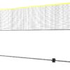 VEVOR Badminton Net, Height Adjustable Volleyball Net, 606 x 155 x 103 cm, Foldable Pickleball Net, Tennis Net Set with Poles, Stand, Bag, Rackets, Nylon Shuttlecocks, Badminton Net Set