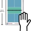 Premium Dry Erase Magnetic Badminton or Pickleball Coaching Coach Board Clipboard - Made in The USA - Double-Sided - Training Aids Equipment Gear