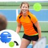 Match Buddy Pickleball Trainer with 1 String and 3pcs Elastic Pickleballs, Portable Player Equipment for Solo Practice and Performance Improvement