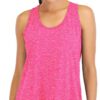 ICTIVE Workout Tops for Women Loose Fit Racerback Mesh Backless Muscle Tank Running Shirts