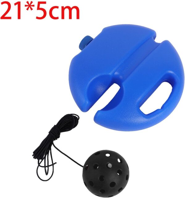 B Baosity Pickleball Trainer, Rebound Practice Pickleball Ball with Cord, Enhances Skill, Self Study Exerciser Pickleball Training Aid, Black