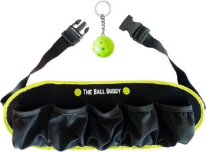 Premium Pickleball Ball Buddy – Hands-Free Pickleball Holder + Bonus Keychain