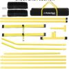 PICKLETECH 4.0 Slim Version 2in1 Portable Outdoor Pickleball Net Game, USAPA Regulation Size 22ft 11ft - Half Court Pickle Ball Net System with Carrying Bag for Driveway