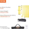 VEVOR Portable Pickleball Net System, 22FT Regulation Size Net