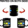 CABTNCA Pickleball Gifts: Mug for Men, Improves Memory - Funny Gift, Accessory Ornament, 11 Oz