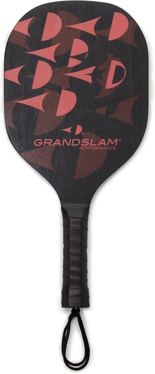 GRAND SLAM Pickleball Starter Set for Indoor and Outdoor Play, Black, One Size