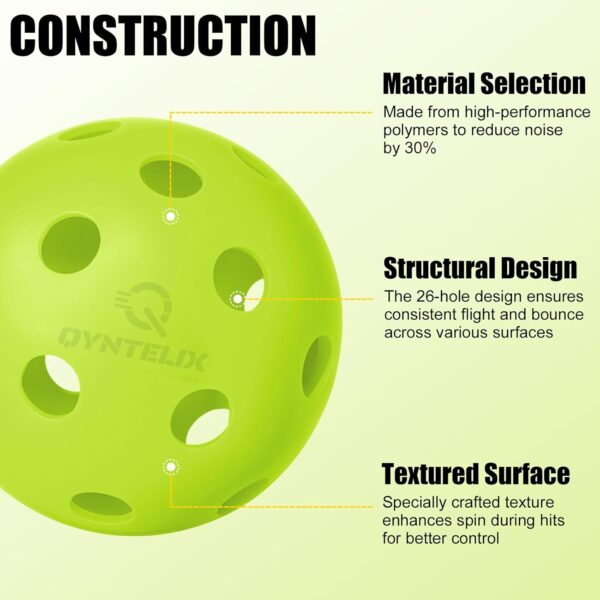 Pickleball Training Balls - Standard Size,Low Speed Pickleball Practice Ball,for Beginners & Indoor or in Small Spaces Use