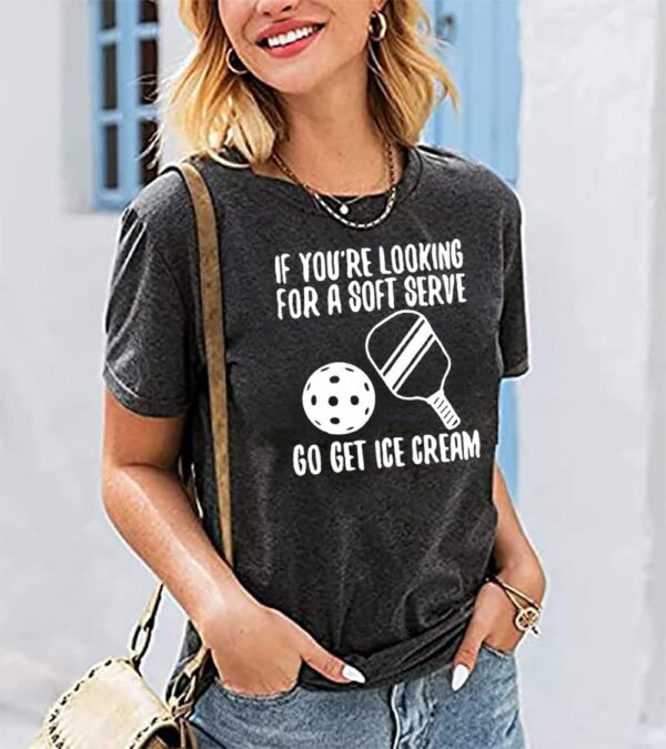 Women Pickleball Shirt Pickle Baller Letter Print T-Shirt Pickleball Lovers Gift Casual Summer Holiday Tee Tops