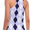 Women Racerback Sleeveless Golf Polo Shirts Collarless Tennis Tops Quick Dry Athletic Tank Tops