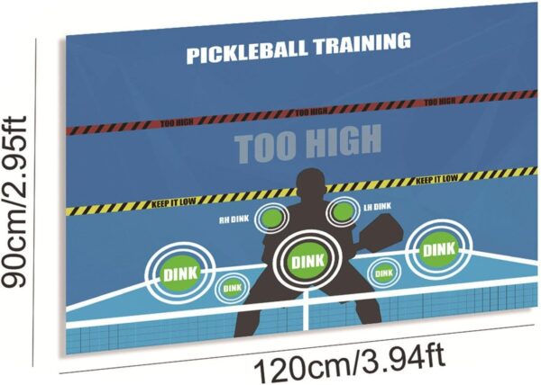 Pickleball Dink Pad, Dink Master Exercise, Rebounder Aids Pad, Pickleball Training Poster Mat, for Pickleball, Dink, Training