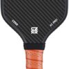 CZRR Pickleball Training Paddle, 3K Carbon Fiber Particle Paint Frosted Surface, 16mm Polypropylene Honeycomb Core Training Paddle with Extra Long Handle