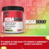 Evlution EVL BCAAs Amino Acids Powder - BCAA Powder Post Workout Recovery Drink and Stim Free Pre Workout Energy - 5g Branched Chain Amino Acids Supplement for Men - Cherry Limeade